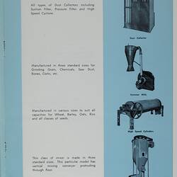 Page with photo images and printed descriptive text.