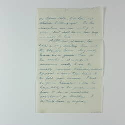 Letter - From Bernard McCray, Frankston, Melbourne to Eileen Leech, Middlesex, England, 19 Dec 1956