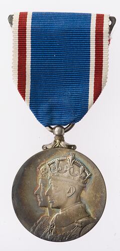 Medal - Coronation of King George VI & Queen Elizabeth Commemorative, Great Britain, 1937 - Obverse