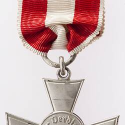 Medal - Hanseatic War Merit Cross, Hamburg, Germany, 1914-1918 - Reverse