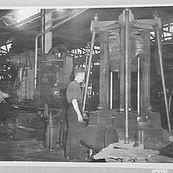 Photograph - H.V. McKay Massey Harris, Men in Blacksmiths' Department, Sunshine, Victoria, Sep 1938
