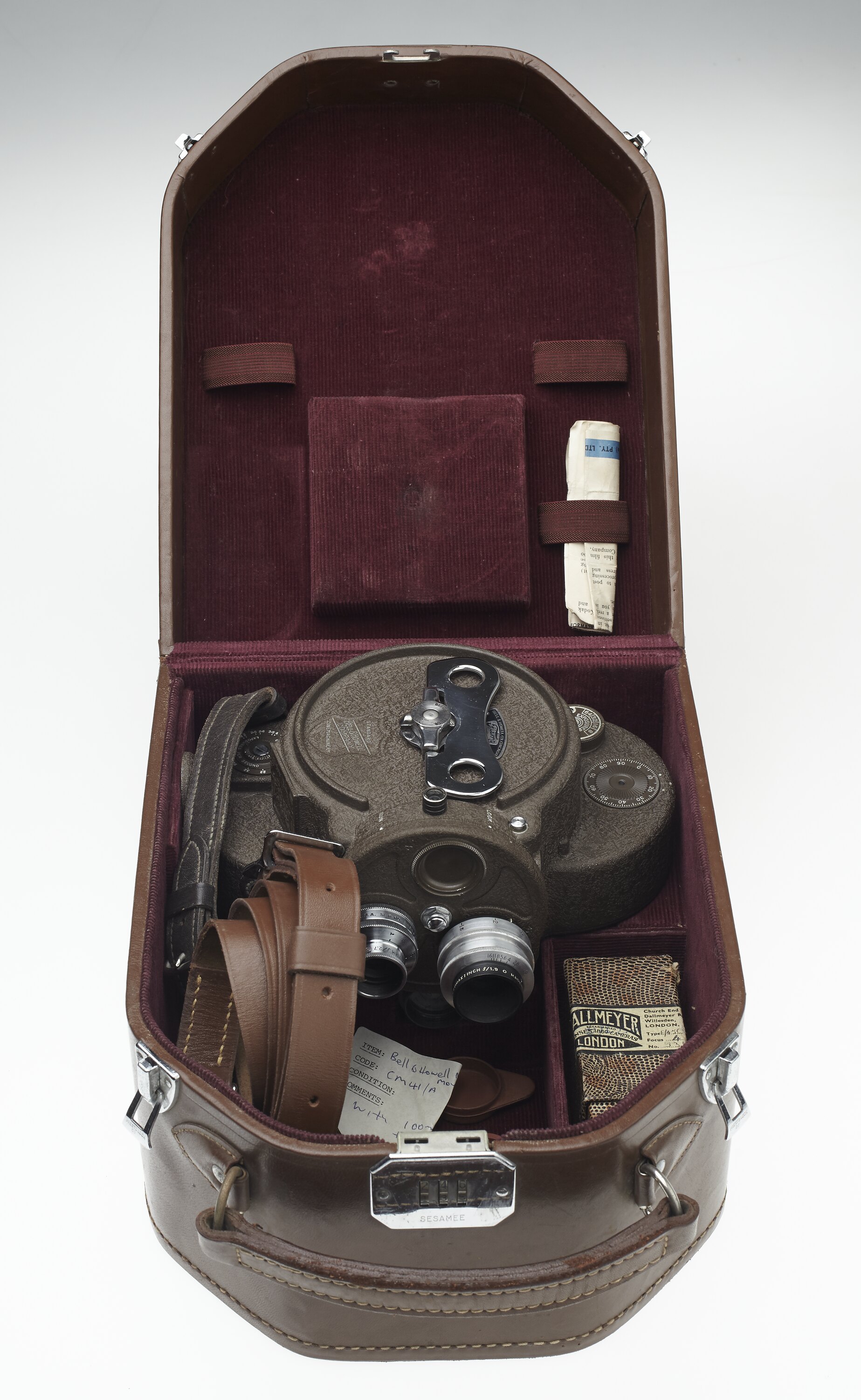 Movie Camera - Bell & Howell, 'Filmo' Model 70-DA, Chicago, circa