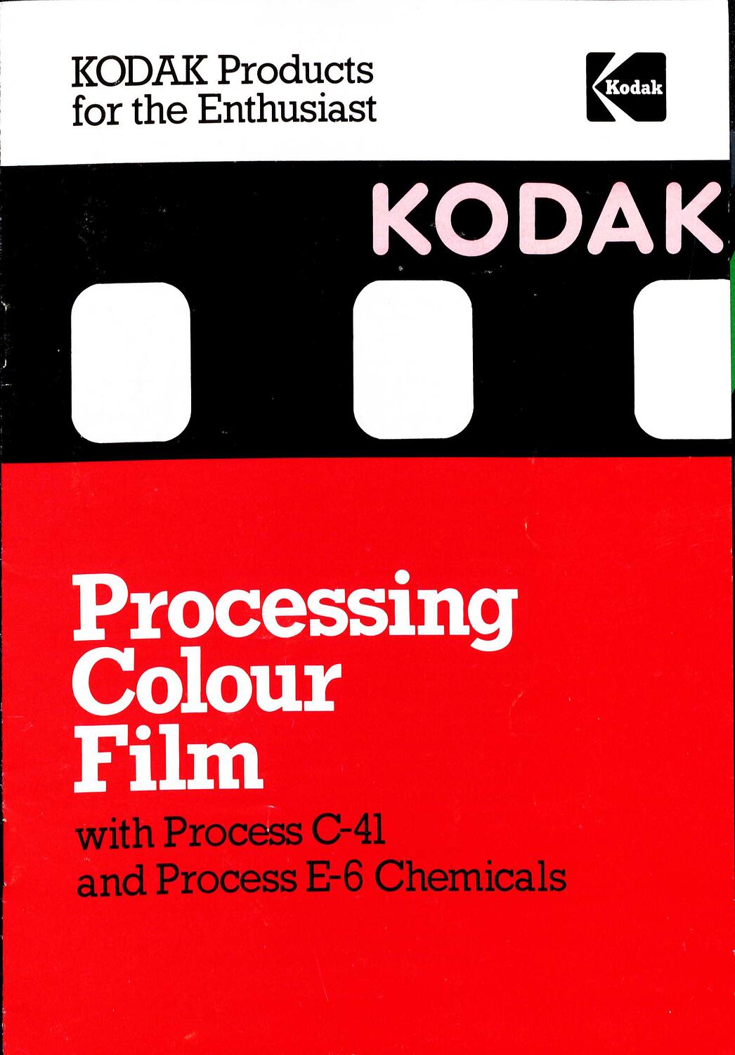 Leaflet Kodak Limited, 'Processing Colour Film', Jul 1982