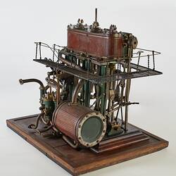 Model - Steam Engine, Marine, Triple Expansion, 1928