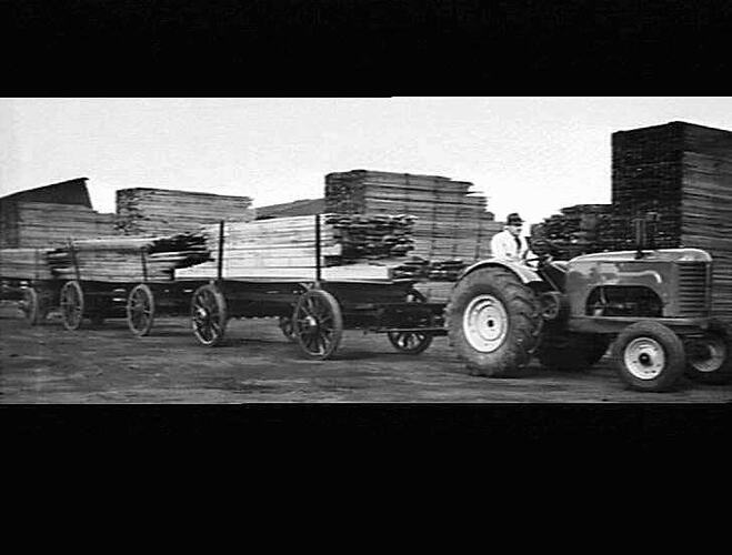 "`102' MODEL TRACTOR TAKEN IN FACTORY: JULY 1942"