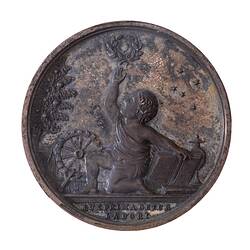 Medal - Parramatta Juvenile Industrial Exhibition Prize, New South Wales, Australia, 1883