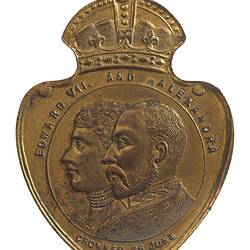 Medal - Coronation of King Edward VII & Queen Alexandra Commemorative, City of Hawthorn, Victoria, Australia, 1902