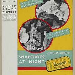 Leaflet - 'Snapshots at Night', 1937