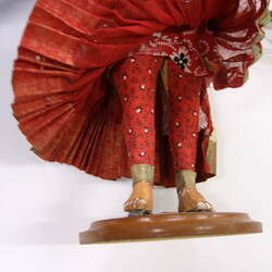 Indian Figure - Nautch Girl, Clay, circa 1880