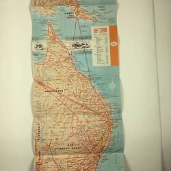 HT 54712, Booklet - Ansett ANA Route Maps, 1960s (MIGRATION), Document, Registered