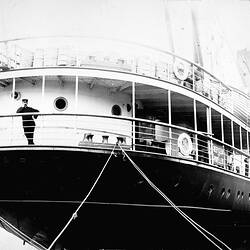Negative - SS Ulimaroa at Pier, Port Melbourne, Victoria, Apr 1910