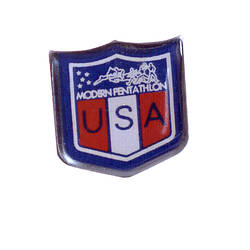 Badge - USA Pentathlon, Olympic Games, Los Angeles, 1984