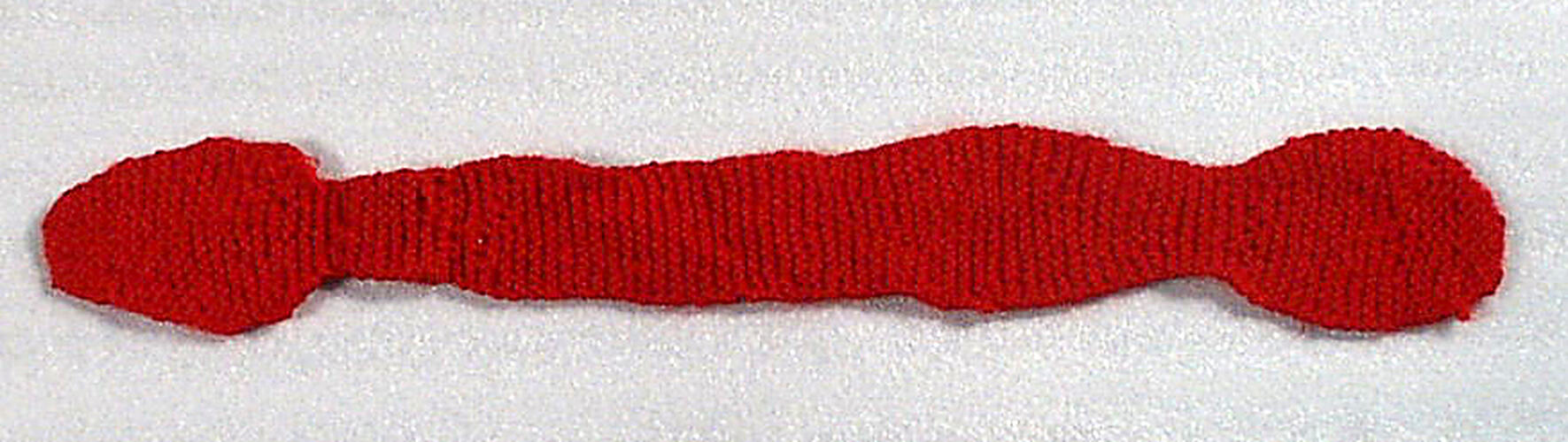 Scarf - Red Knitted