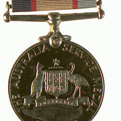 Australia, Australian Service Medal 1939 - 1945, Reverse