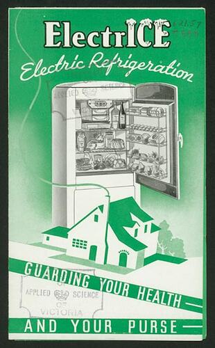Electrice Electric Refrigeration leaflet