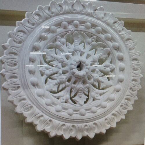Replica white ceiling rose.