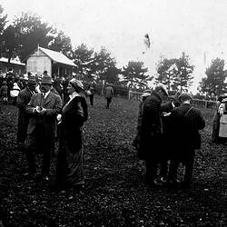 Negative - Racecourse at Casterton, Victoria, circa 1920