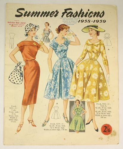 Catalogue - Buckley & Nunn, Summer Fashions, 1958-1959