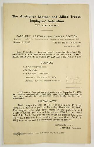 Printed leaflet page.