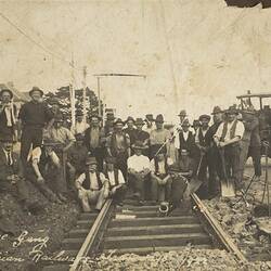 Digital Photograph - 'McKenzie Gang Victorian Railways - Tramways',  Brighton, St Kilda, 1922