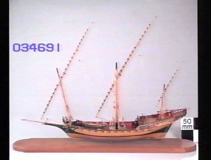 【X192】IMAI CHEBEC（Xebec） 1:80スケール Imai 1/80 Chebec | Ships of Scale