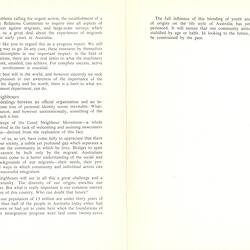 Booklet - R.E. Armstrong, 'Integration: A Task for all Australians', 1973