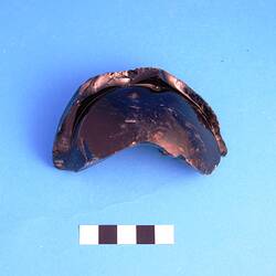 Brown bottle fragment