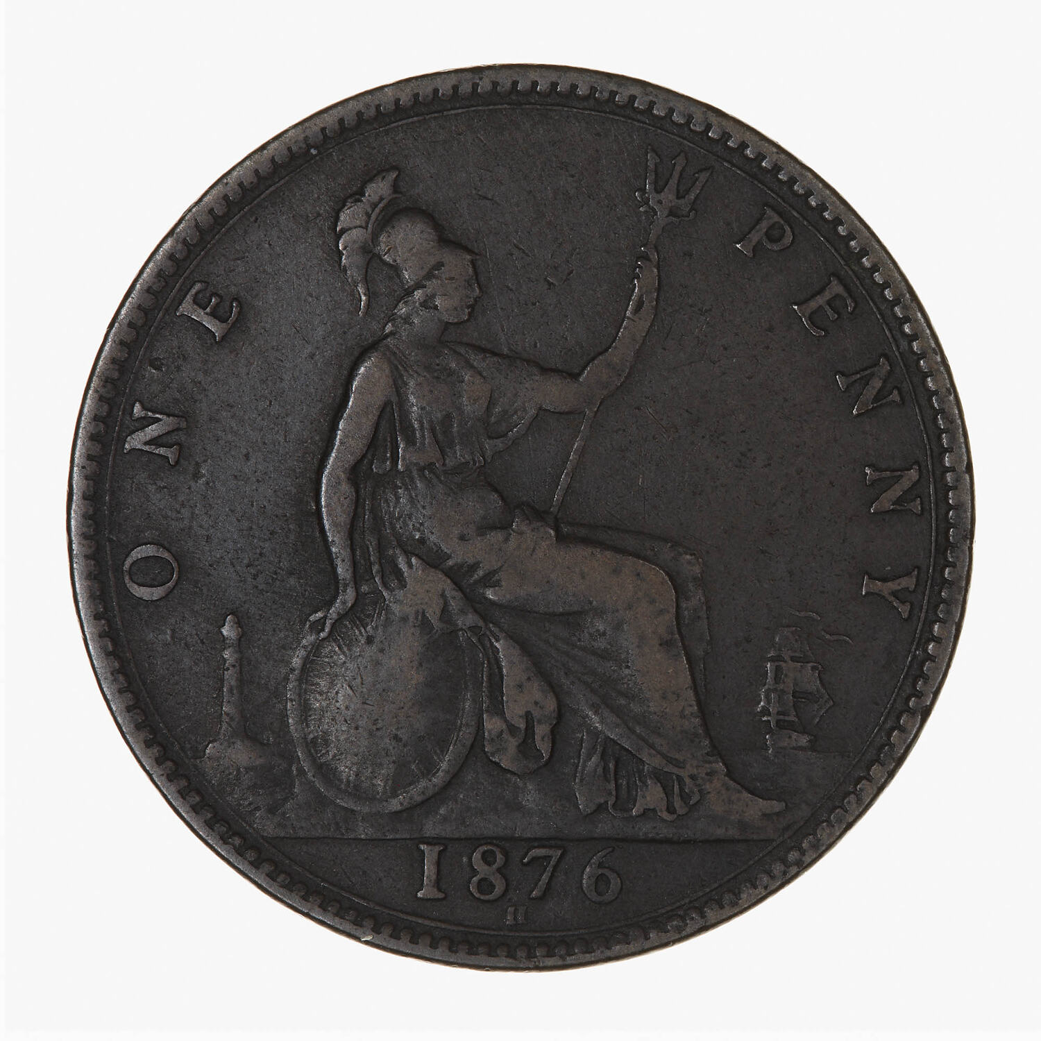 Coin Penny, Queen Victoria, Great Britain, 1876
