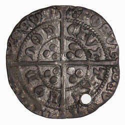 Coin - Groat, Edward IV, England, 1473-1477 (Reverse)