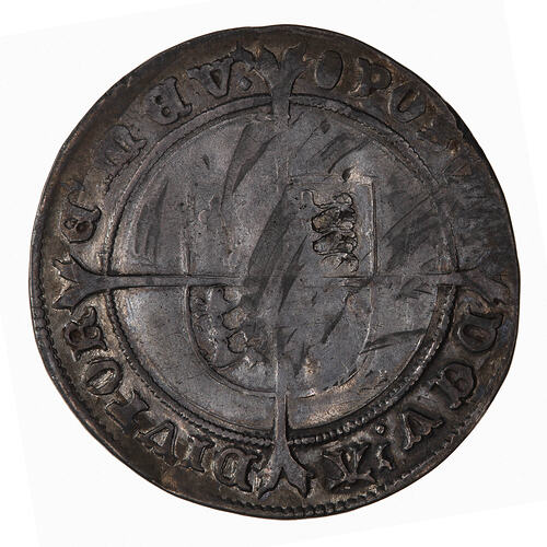 Coin - 1 Shilling, Edward VI, Great Britain, 1550-1553 (Reverse)