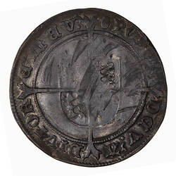 Coin - 1 Shilling, Edward VI, Great Britain, 1550-1553 (Reverse)