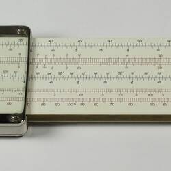 Slide Rule & Case - W & G Record Processing Co, 'Dualface' Comprehensive Model 432, Melbourne, Victoria, Australia, circa 1946