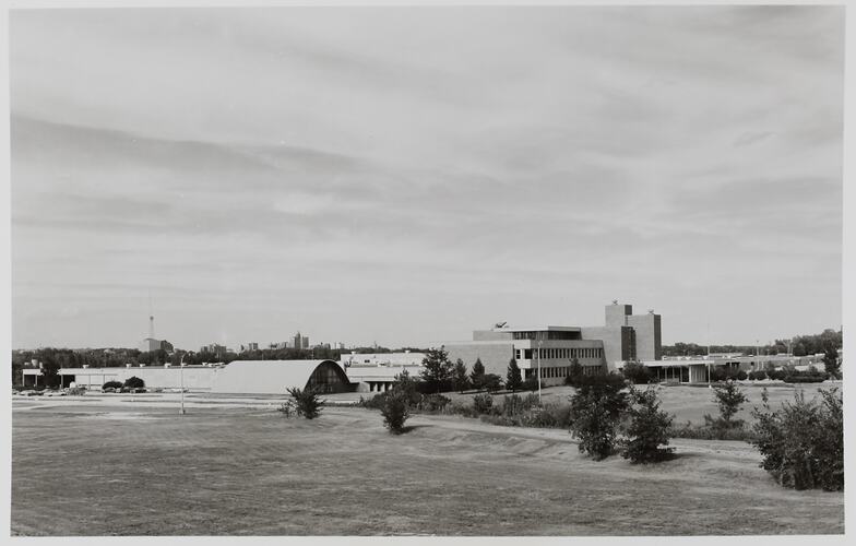 Photograph - Massey Ferguson, Executive Offices at the North American Implement Plant, Des Moines, Iowa, USA, 1960s