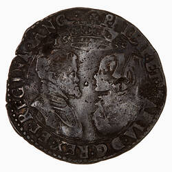 Coin - 1 Shilling, Philip & Mary, England, Great Britain, 1555