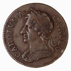 Coin - Farthing, Charles II, Great Britain, 1679 (Obverse)