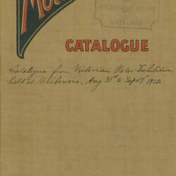 Descriptive Booklet - Bennett, Wood, Roche Pty Ltd, Motosacoche Motor Cycles, 1912