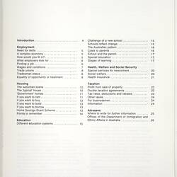 Booklet - Australia 1