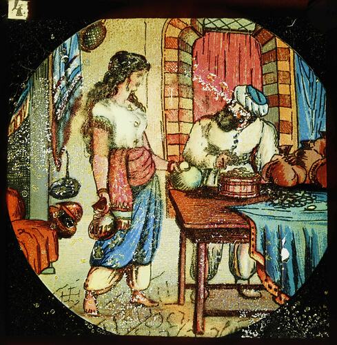 Lantern Slide - Children's Story, Number Four, 1900-1920