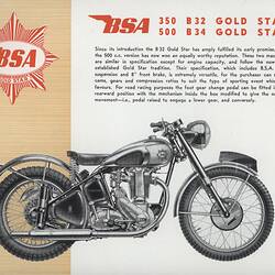 BSA Motor Cycles 1951