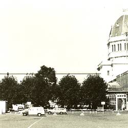 Photograph - Stadium Annexe with Roof Demolished, Exhibition Building, Melbourne, 1972