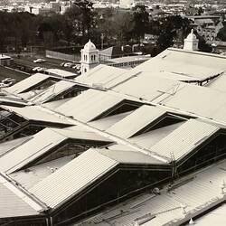 Photograph - Roof of Eastern Annexe, Exhibition Building, Melbourne, 1972