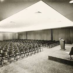 Photograph - Northern Room of Convention Centre Auditorium, Royal Exhibition Building, Melbourne, circa 1981