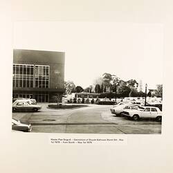 Photograph - Demolition of Royale Ballroom from South, Exhibition Building, Melbourne, 1979