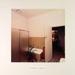 Photograph - The New 'Residency', Bathroom, Royal Exhibition Building, Melbourne, circa Feb 1985