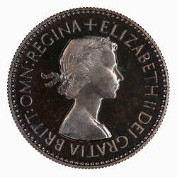 Proof Coin - Sixpence, Elizabeth II, Great Britain, 1953 (Obverse)