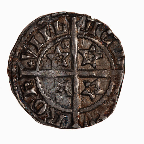 Coin - Penny, David II, Scotland, 1357-1367 AD (Reverse)