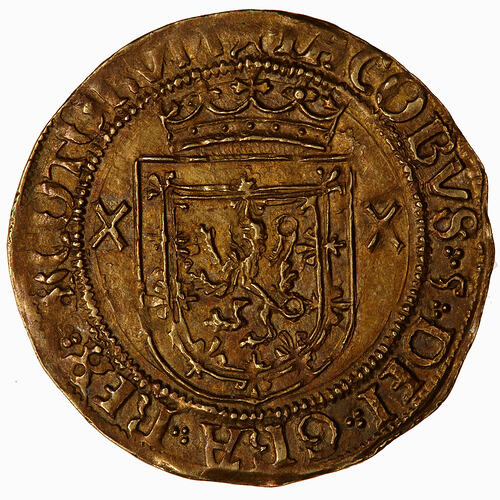 Coin - Crown, James V, Scotland, 1526-1539 (Reverse)