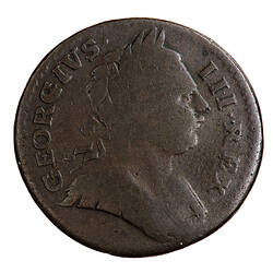 Coin - Farthing, George III, Great Britain, 1773 (Obverse)