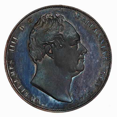 Proof Coin - Halfcrown, William IV, Great Britain, 1831 (Obverse)