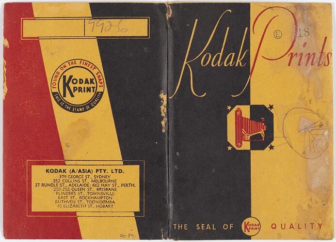 Photograph Folder - Kodak, circa 1920